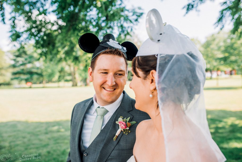 Ryan and Lauren's Wedding with Mickey and Minnie Ears