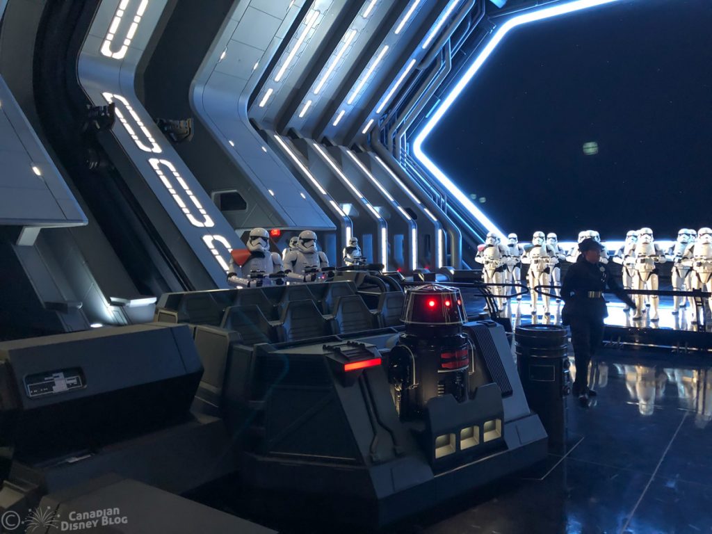 Stormtroopers in Rise of the Resistance at Star Wars Galaxy's Edge